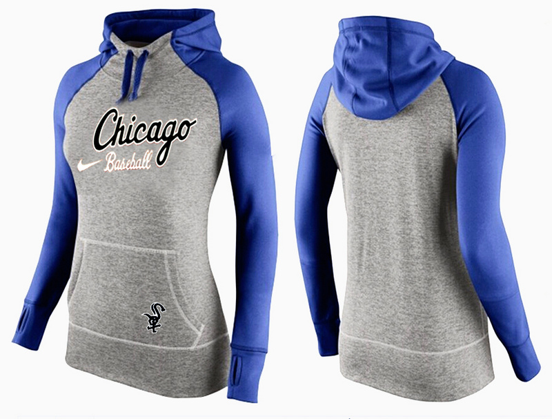 White Sox Grey Pullover Women Hoodie4