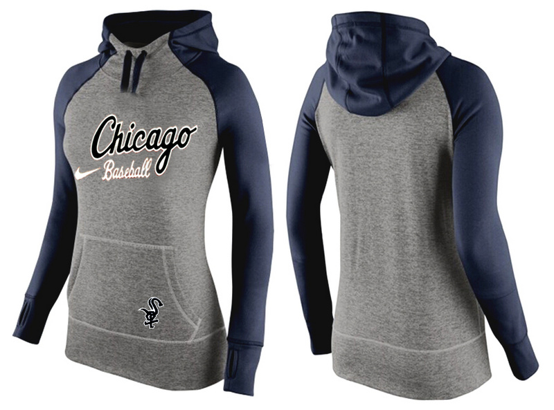White Sox Grey Pullover Women Hoodie7