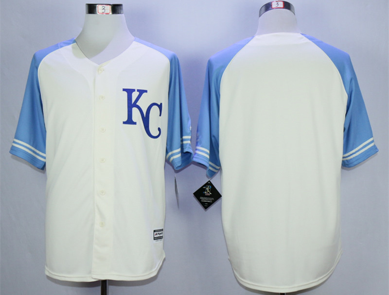 Royals Blank Cream New Cool Base Jersey