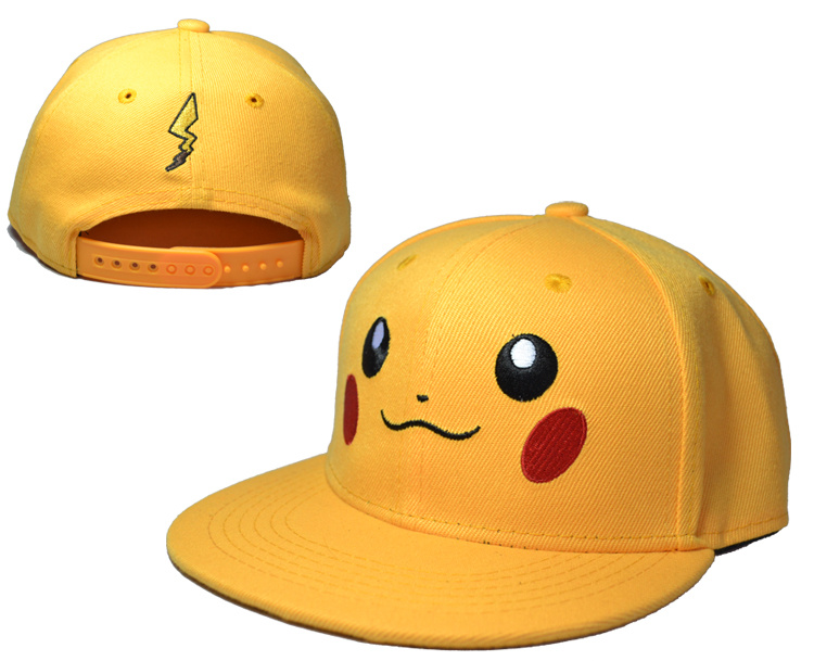 Pikachu Yellow Adjustable Youth Cap LH2