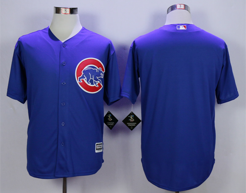 Cubs Blank Blue New Cool Base Jersey