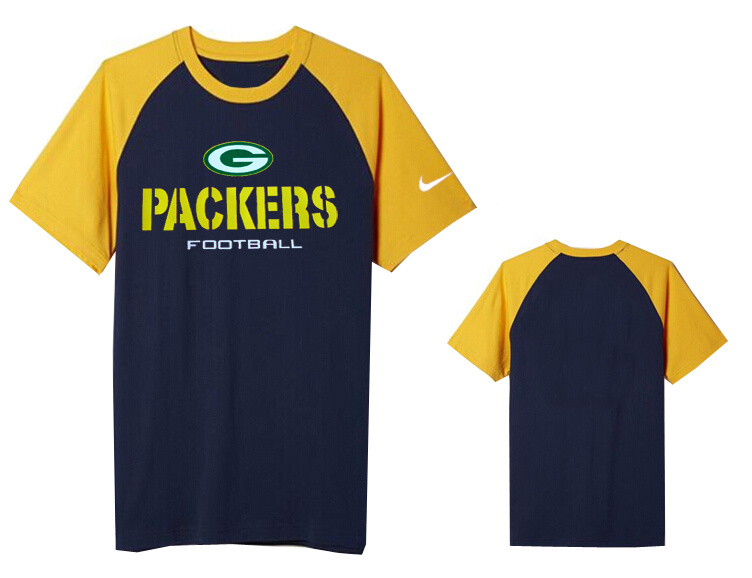 Nike Green Bay Packers Round Neck D.Blue09