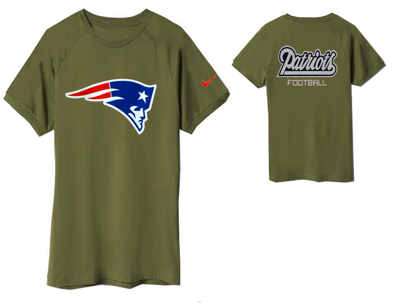 Nike New England Patriots Round Neck T Shirt D.Green04