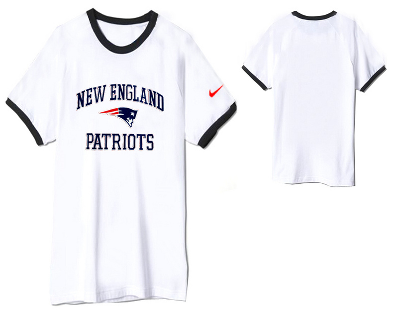Nike New England Patriots Round Neck T Shirt White