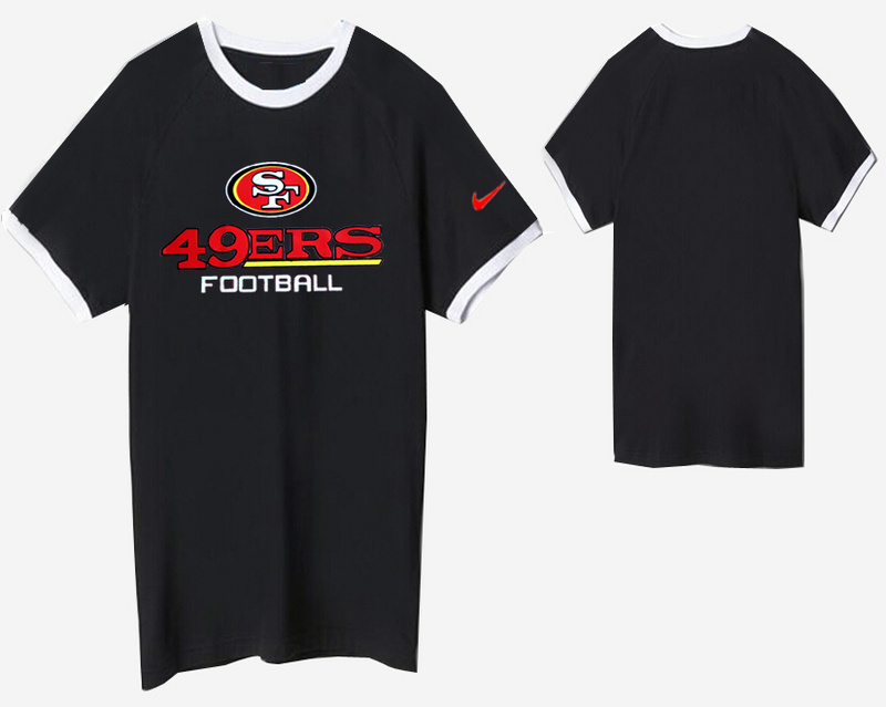 Nike San Francisco 49ers Round Neck T Shirt Black03