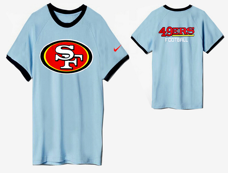 Nike San Francisco 49ers Round Neck T Shirt L.Blue03