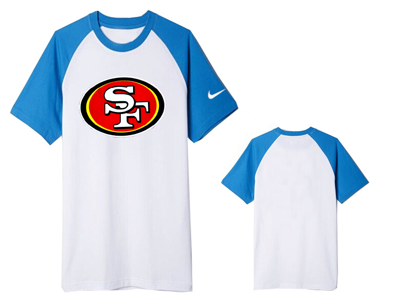 Nike San Francisco 49ers Round Neck T Shirt White03