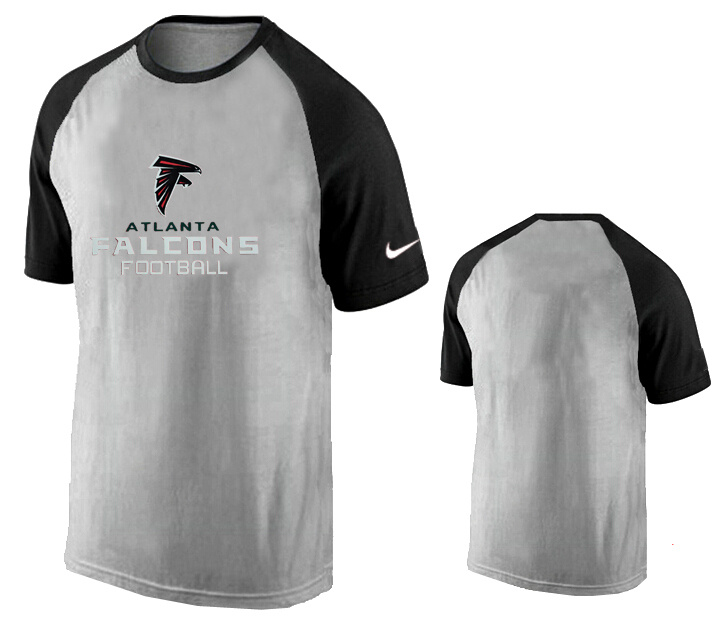 Nike Atlanta Falcons Ash Tri Big Play Raglan T Shirt Grey