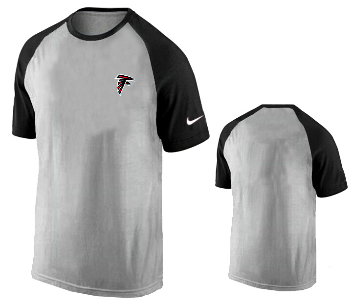 Nike Atlanta Falcons Ash Tri Big Play Raglan T Shirt Grey12