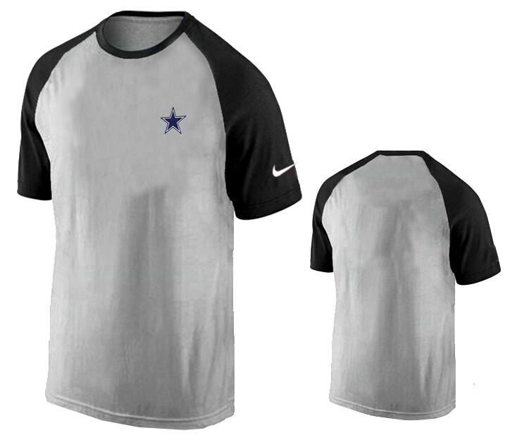 Nike Dallas Cowboys Ash Tri Big Play Raglan T Shirt Grey7