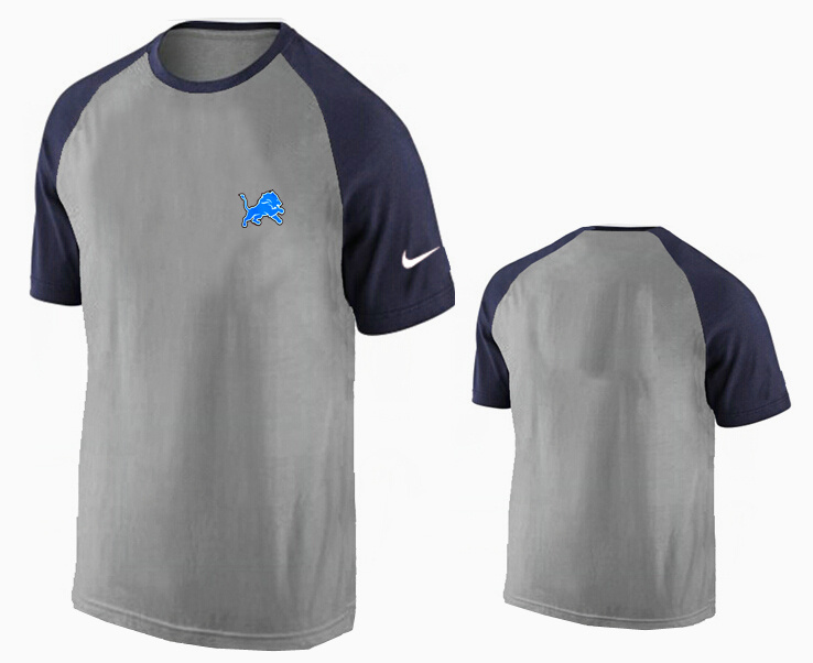 Nike Detroits Lions Ash Tri Big Play Raglan T Shirt Grey10