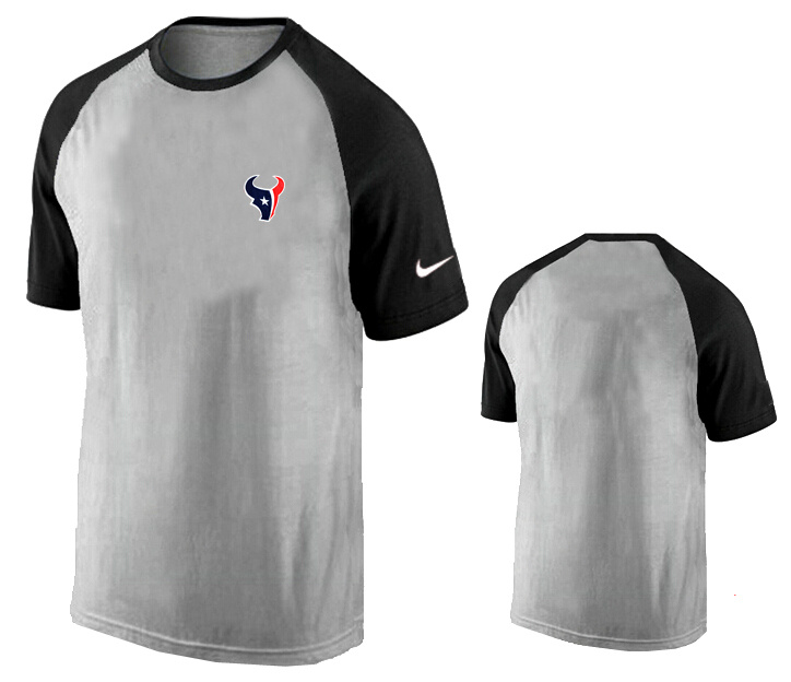 Nike Houston Texans Ash Tri Big Play Raglan T Shirt Grey6