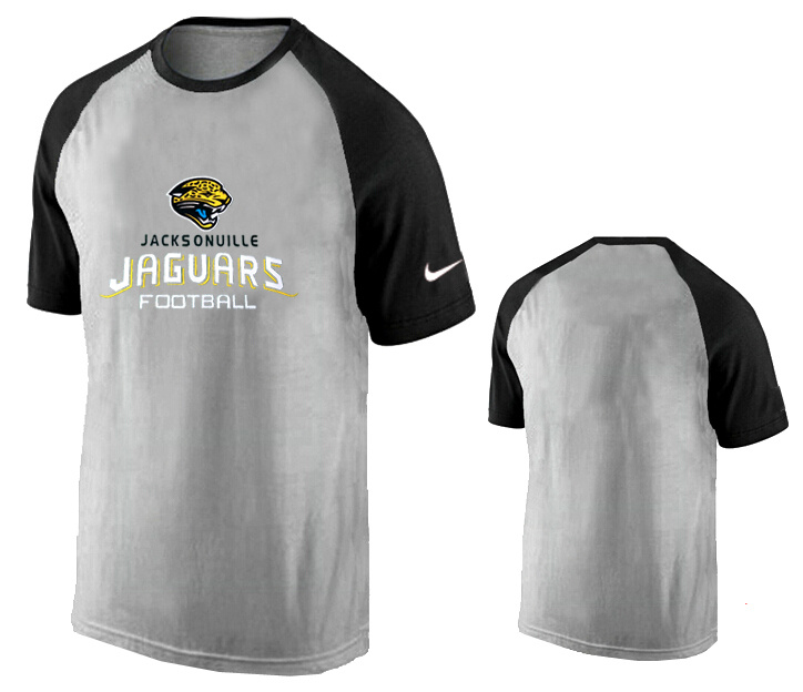 Nike Jacksonville Jaguars Ash Tri Big Play Raglan T Shirt Grey