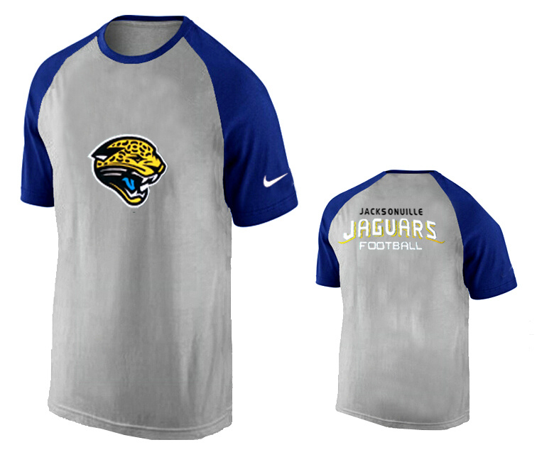 Nike Jacksonville Jaguars Ash Tri Big Play Raglan T Shirt Grey4