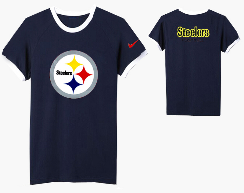 Nike Pittsburgh Steelers Round Neck D.Blue7