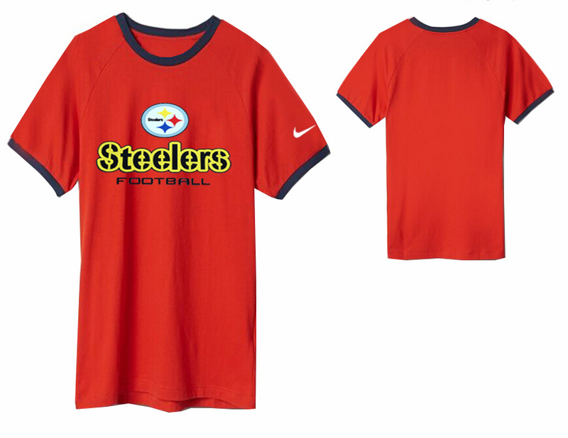 Nike Pittsburgh Steelers Round Neck Red5