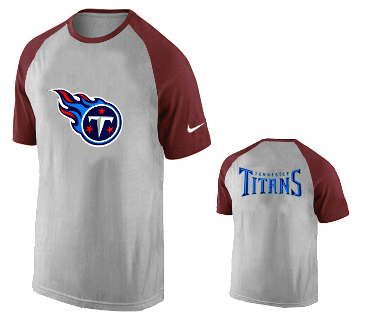 Nike Tennessee Titans Ash Tri Big Play Raglan T Shirt Grey2