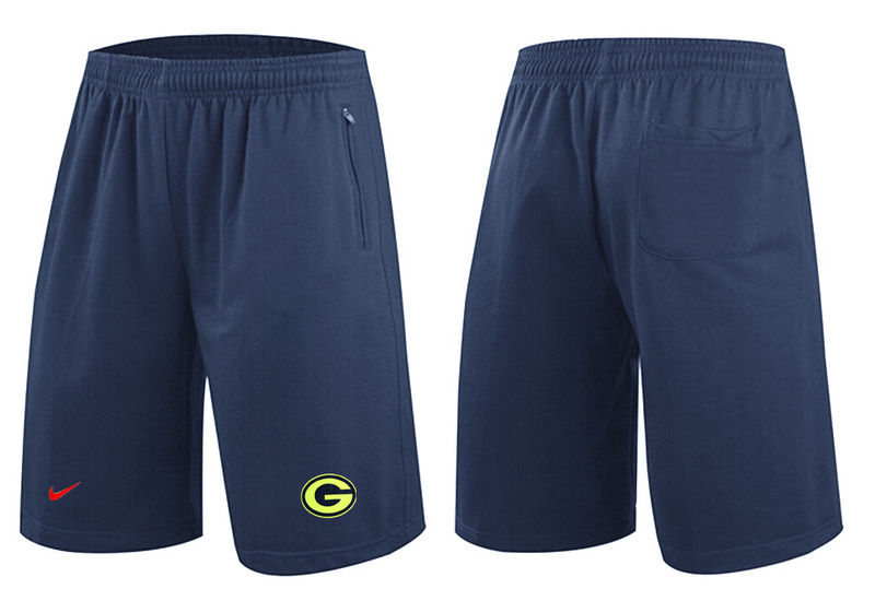 Nike NFL Packers Navy Blue Shorts2
