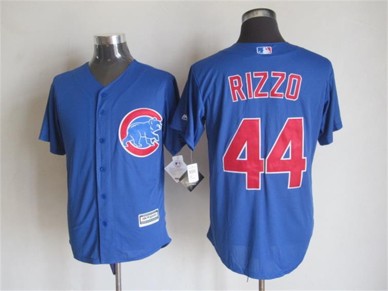 Cubs 44 Anthony Rizzo Blue New Cool Base Jersey