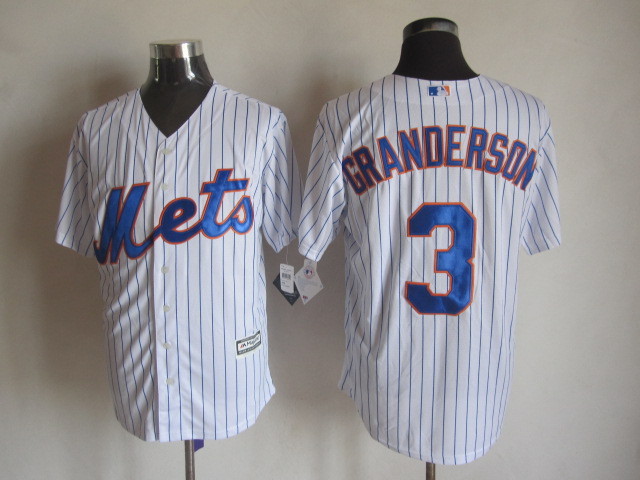 Mets 3 Curtis Granderson White New Cool Base Jersey