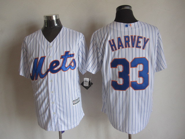Mets 33 Matt Harvey White New Cool Base Jersey