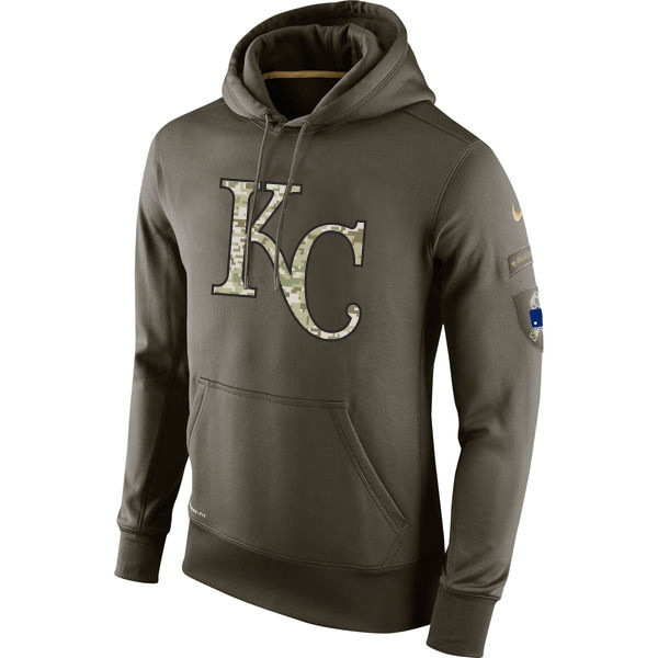 Royals Olive Green Salute To Service Hoodie