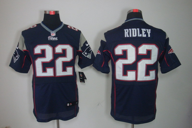 Nike Patriots 22 Stevan Ridley Blue Elite Jersey