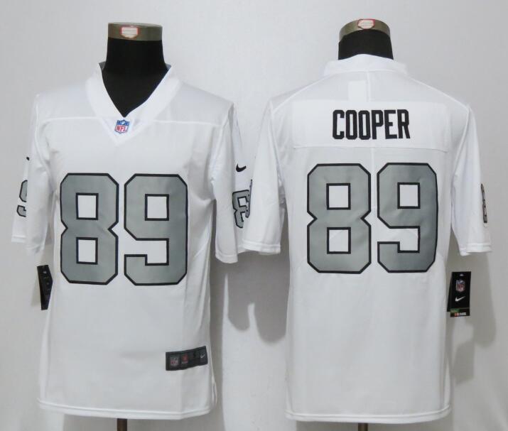 Nike Raiders 89 Amari Cooper White Color Rush Limited Jersey