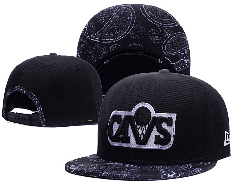 Cavaliers Team Logo Black Ajustable Hat GS