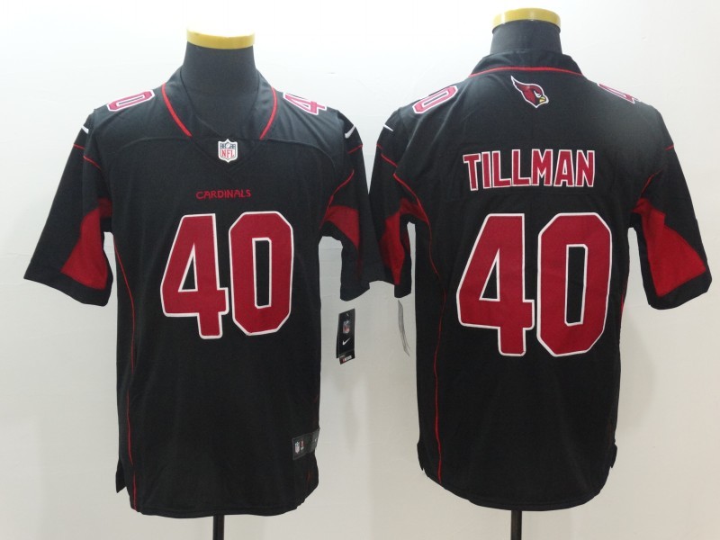 Nike Cardinals 40 Pat Tillman Black Color Rush Limited Jersey