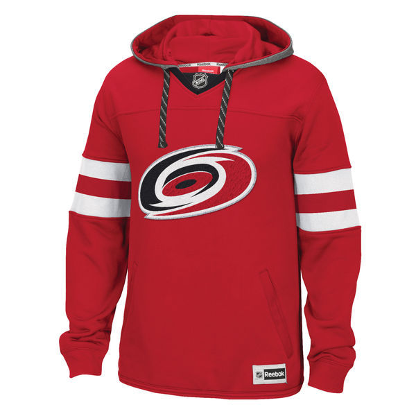 Carolina Hurricanes Red All Stitched Men's Hooded Sweatshirt2