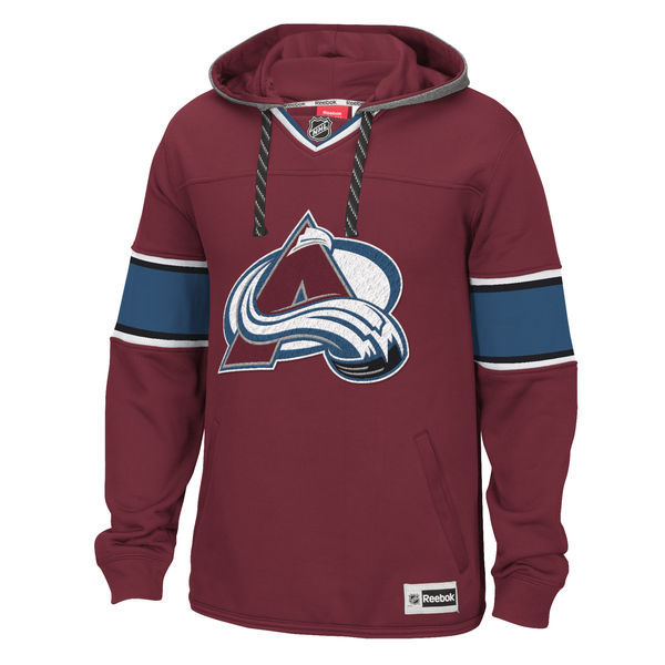 Colorado Avalanche Red All Stitched Men's Hooded Sweatshirt2