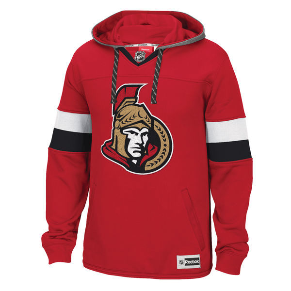 Ottawa Senators Red All Stitched Men's Hooded Sweatshirt