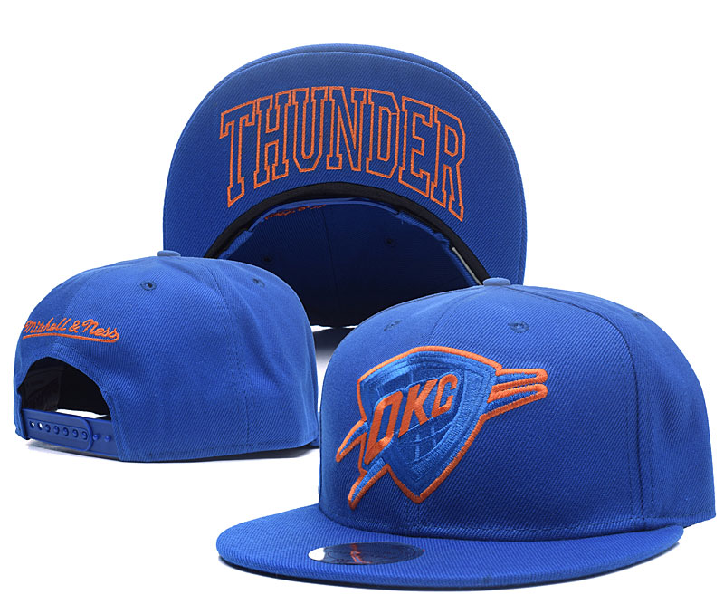 Thunder Team Logo Blue Adjustable Hat YS