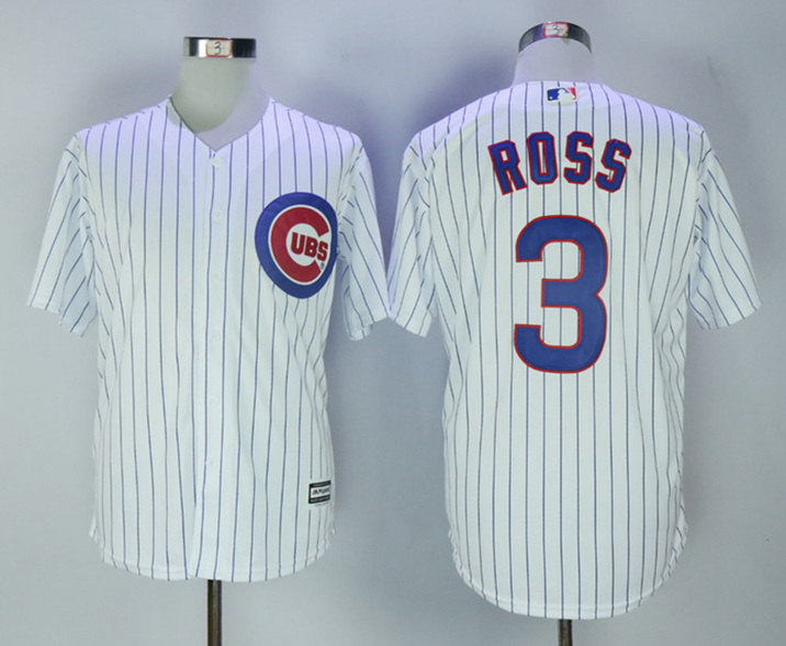Cubs 3 David Ross White New Cool Base Jersey