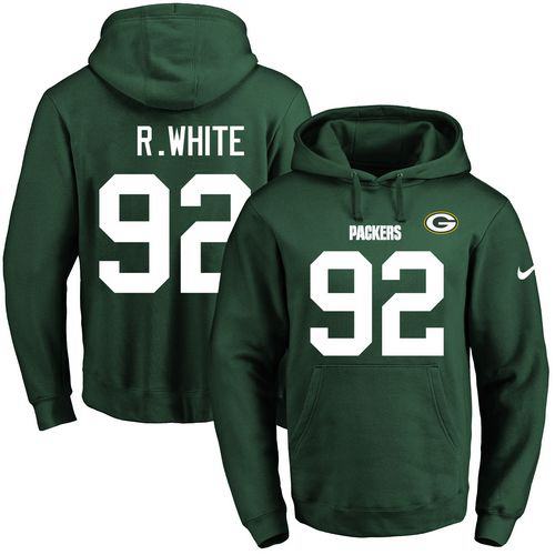 Nike Packers 92 Reggie White Green Men's Pullover Hoodie
