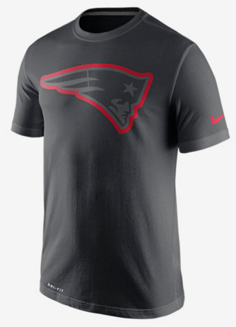 Nike Patriots Black Legend Logo Men's Short Sleeve T-Shirt