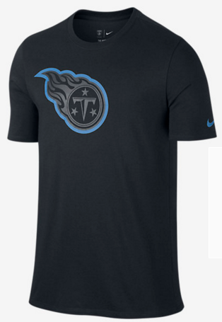 Nike Titans Black Legend Logo Men's Short Sleeve T-Shirt