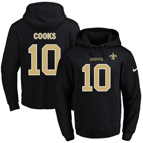 Nike Saints 10 Brandin Cooks Black Men's Pullover Hoodie