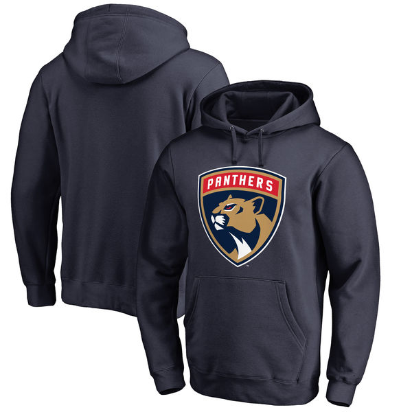 Florida Panthers Fanatics Branded Primary Logo Pullover Hoodie Navy