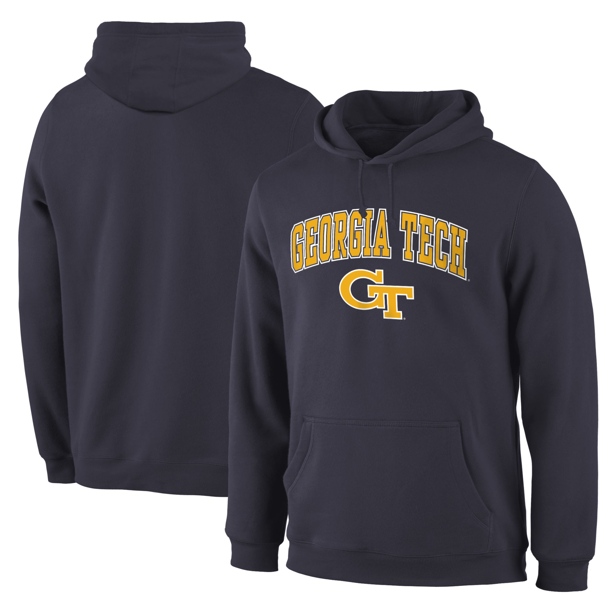 Georgia Tech Yellow Jackets Navy Campus Pullover Hoodie