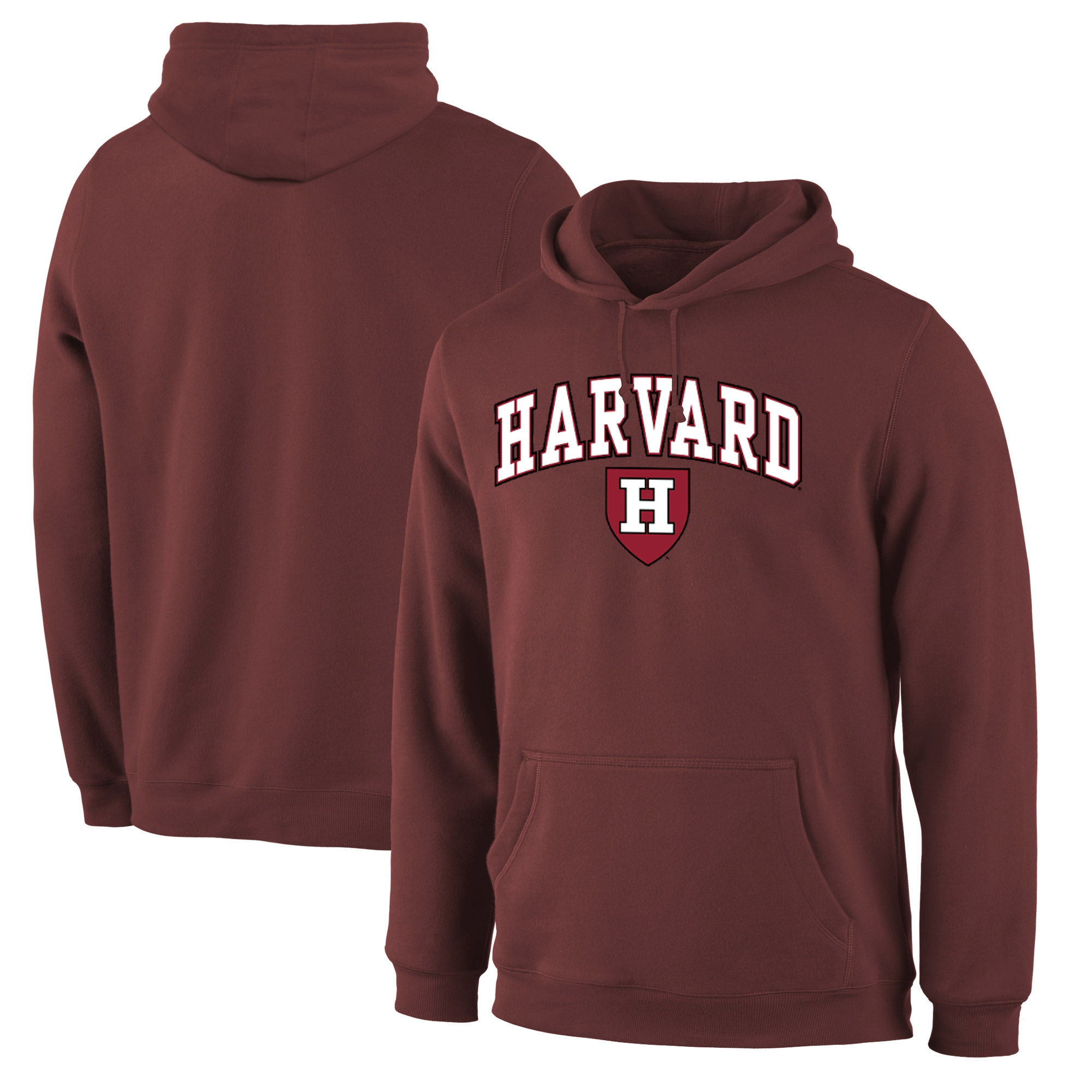 Harvard Crimson Red Campus Pullover Hoodie