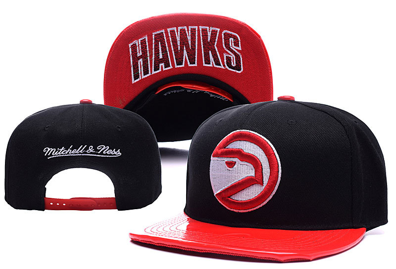 Hawks Team Logo Black Adjustable Hat YD