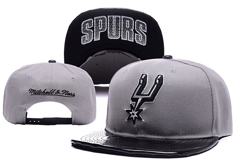 Spurs Team Logo Grey Adjustable Hat YD