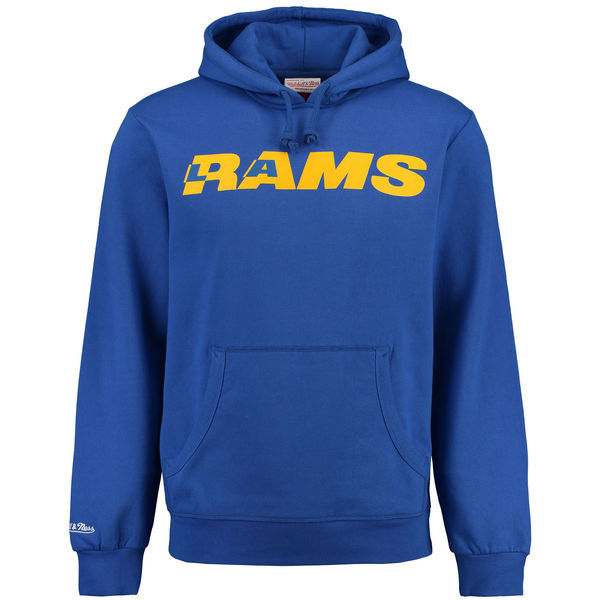 Mitchell & Ness Rams Retro Royal Men's Pullover Hoodie