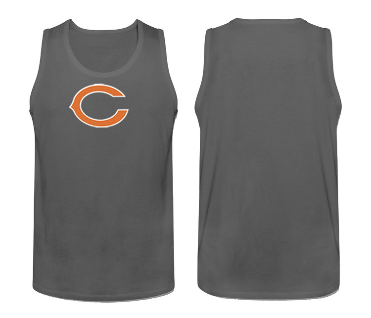 Nike Chicago Bears Fresh Logo Men's Tank Top Grey02