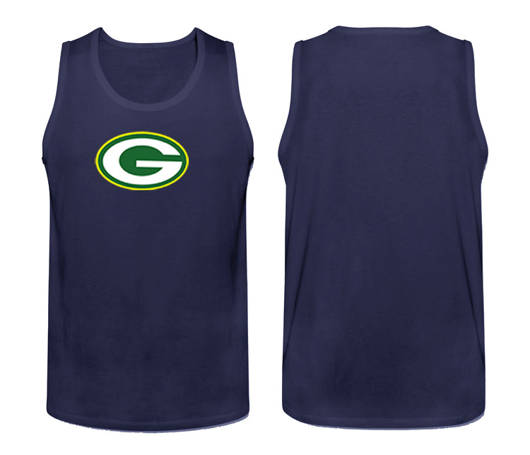 Nike Green Bay Packers Fresh Logo Men's Tank Top Blue