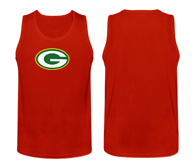 Nike Green Bay Packers Fresh Logo Men's Tank Top Red