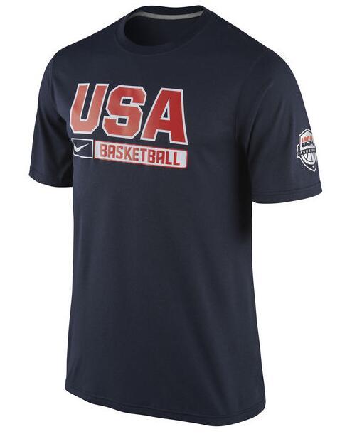 Nike Team USA Navy Basketball Men's T-Shirt