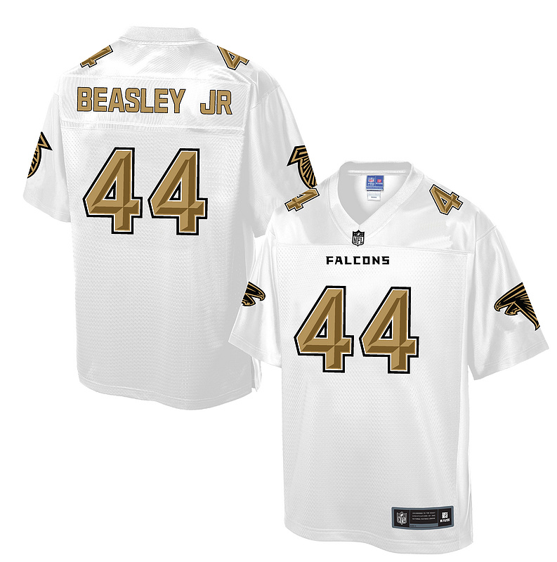 Nike Falcons 44 Vic Beasley Jr White Pro Line Elite Jersey